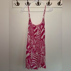 Lily Pulitzer Pink + White Sundress with Sailboats
